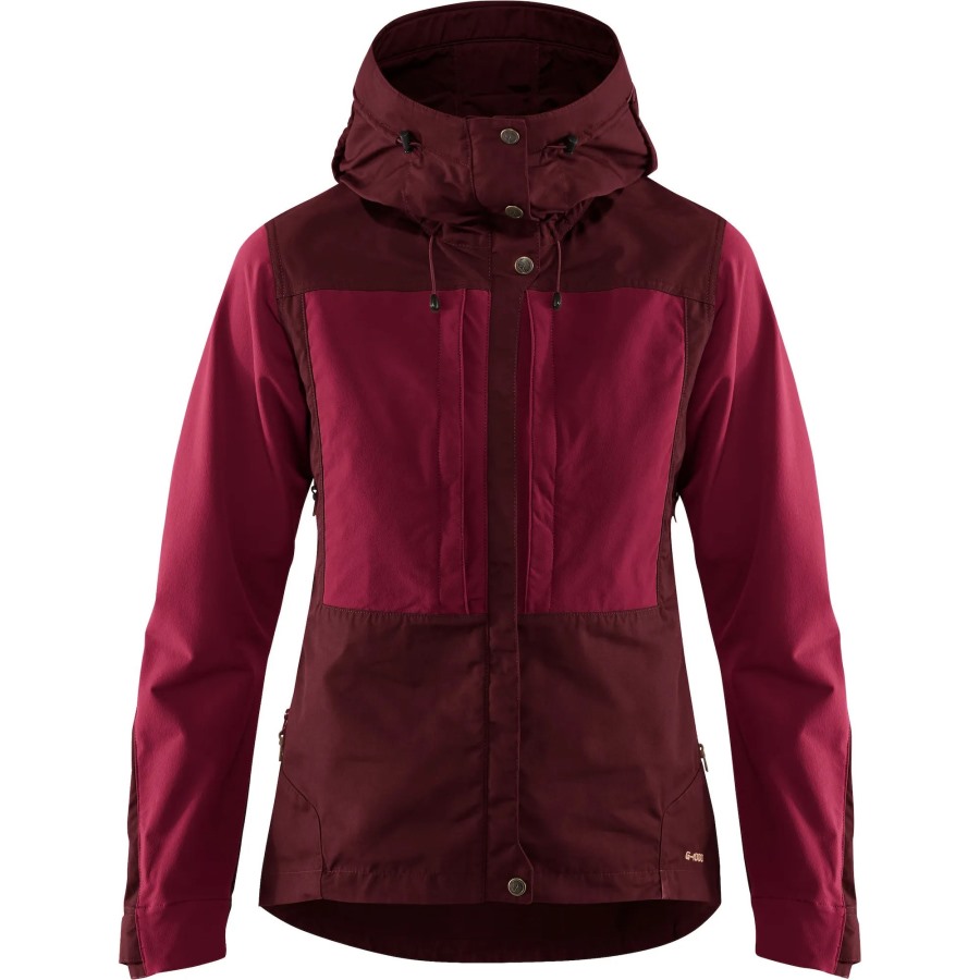 Fjällräven Keb Jacket W Dark Garnet-Plum