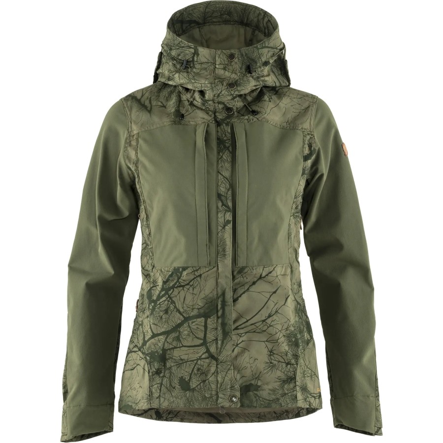 Keb Jacket W Fjällräven Green Camo-Laurel Green