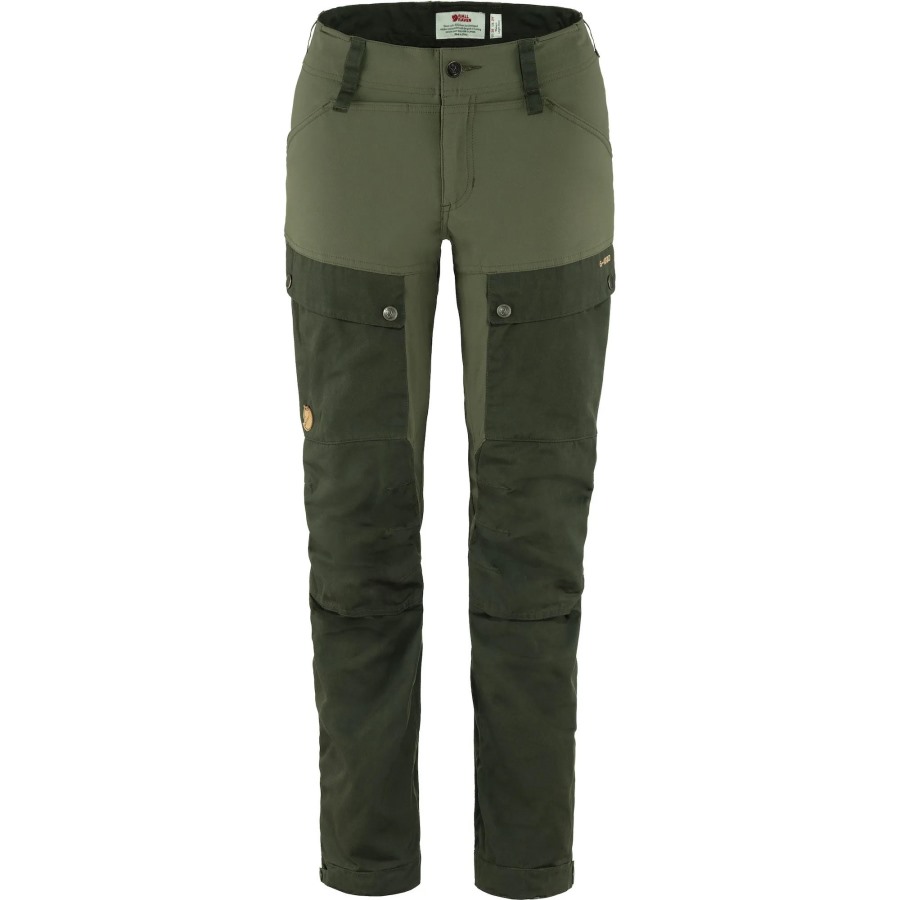 Deep Forest-Laurel Green Keb Trousers W Reg Fjällräven