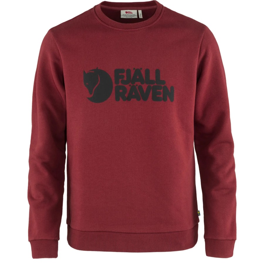 Logo Sweater M Red Oak Fjällräven