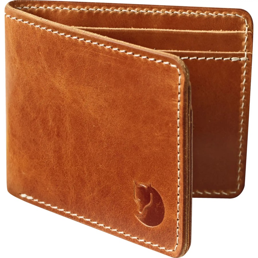 Fjällräven Leather Cognac Övik Wallet