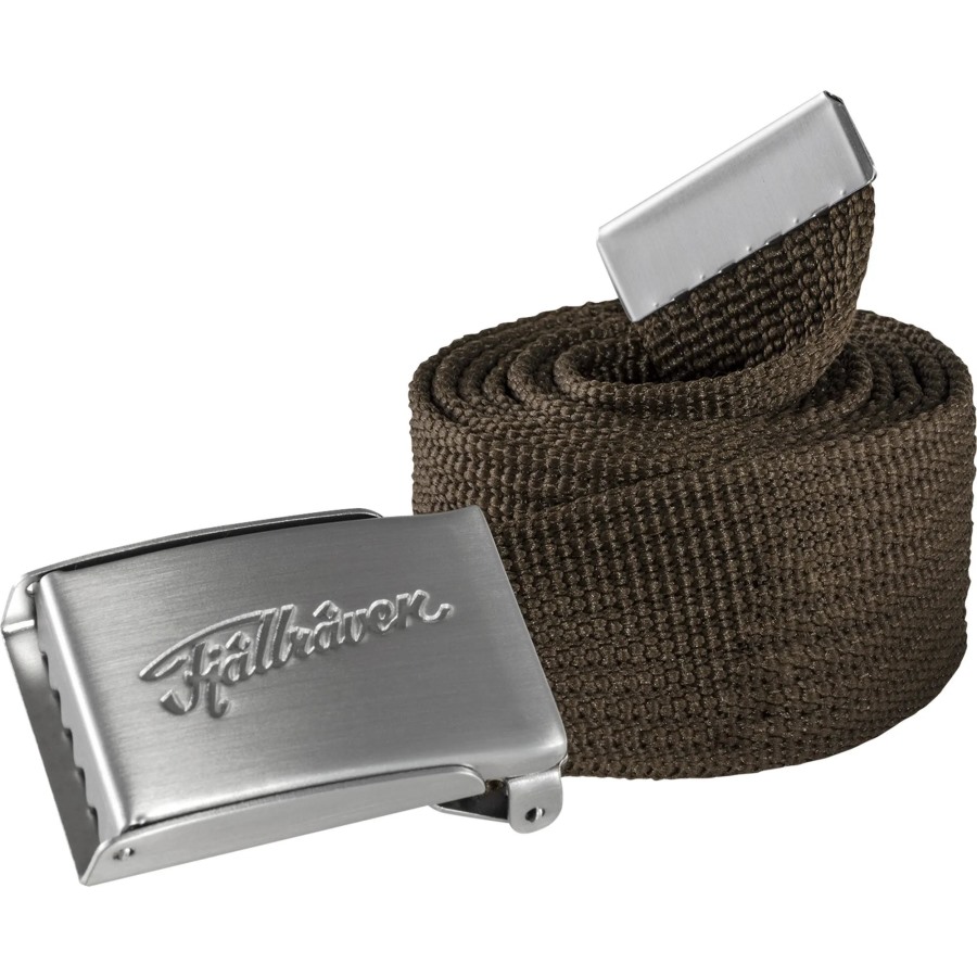 Dark Olive Fjällräven Övik Webbing Belt