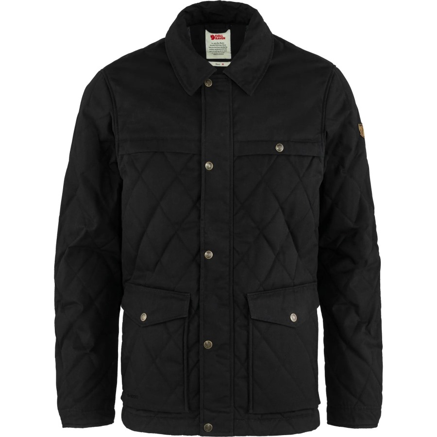 Övik Wool Padded Jacket M Fashion Fjällräven Black