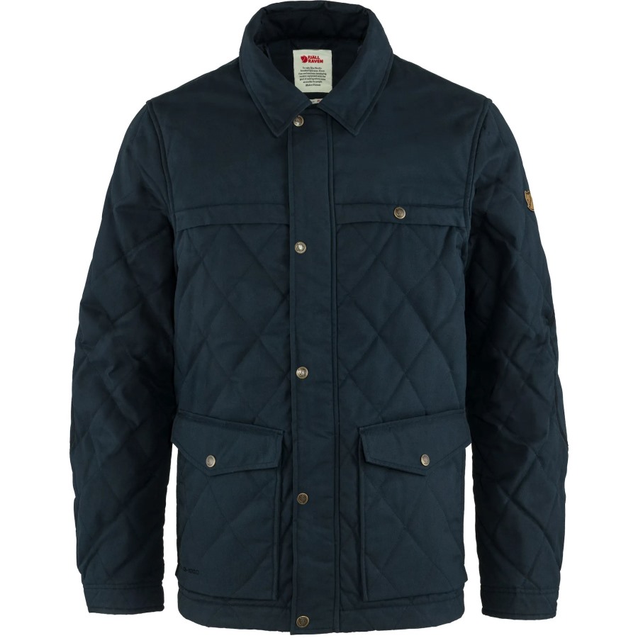 Övik Wool Padded Jacket M Dark Navy Fjällräven