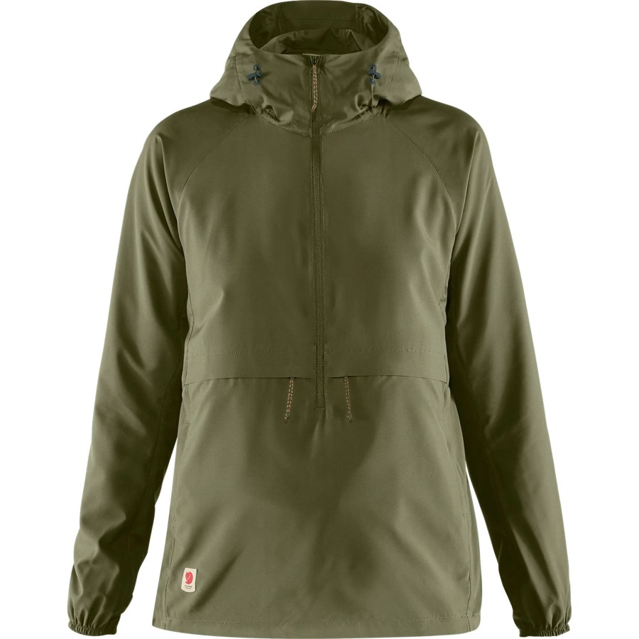Green Fjällräven High Coast Lite Anorak W