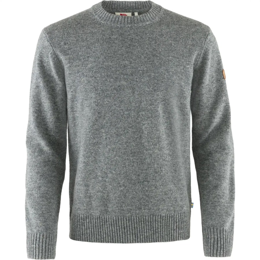 Grey Fjällräven Övik Round-Neck Sweater M