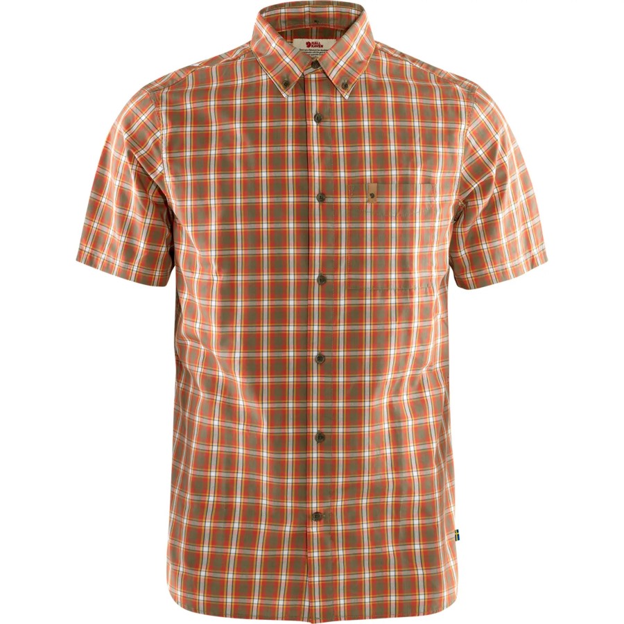 Light Olive Fjällräven Övik Shirt Ss M