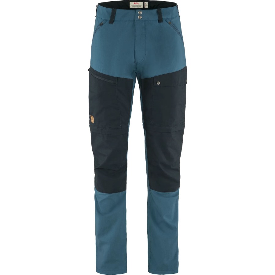Fashion Fjällräven Indigo Blue-Dark Navy Abisko Midsummer Zip Off Trousers M Long
