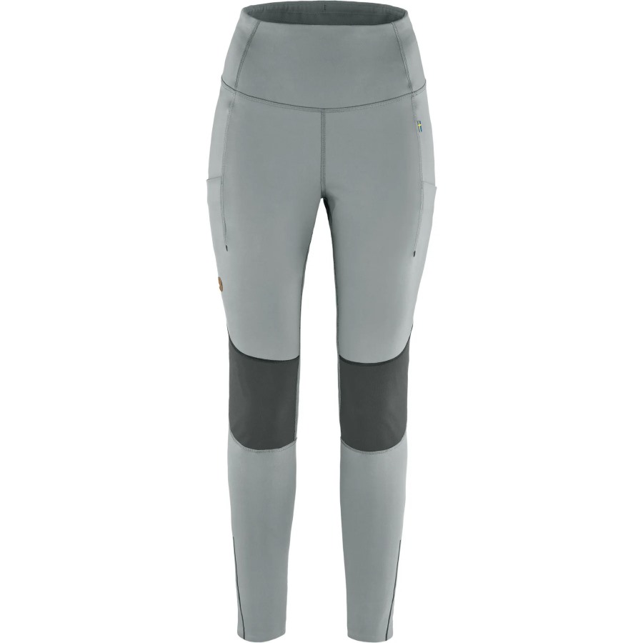 Flint Grey-Iron Grey Fjällräven Abisko Vrm Trekking Tights W