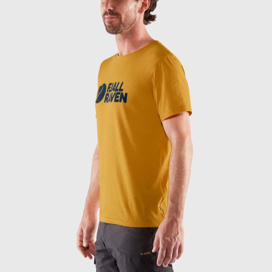 Logo T-Shirt M Grey Melange Fjällräven