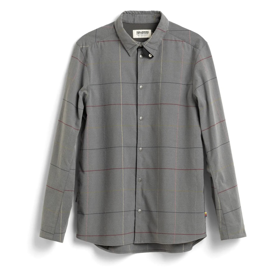 Fjällräven S/F Rider'S Flannel Shirt Ls M Grey Flag Window