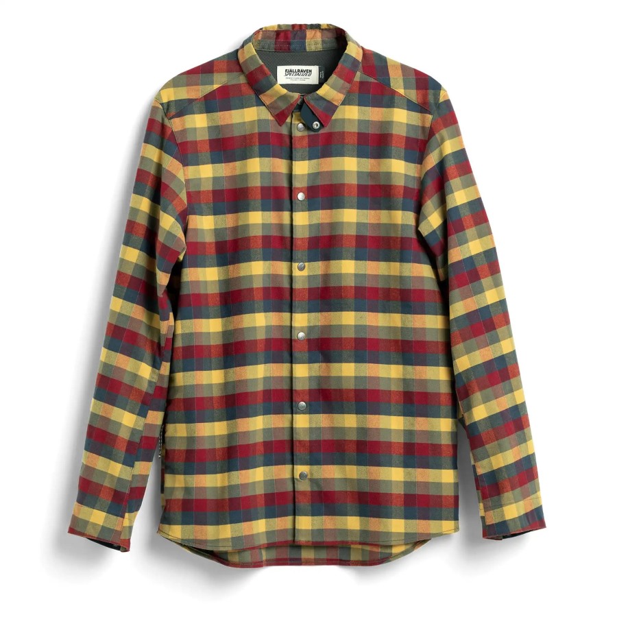 Fjällräven Flag Check S/F Rider'S Flannel Shirt Ls M