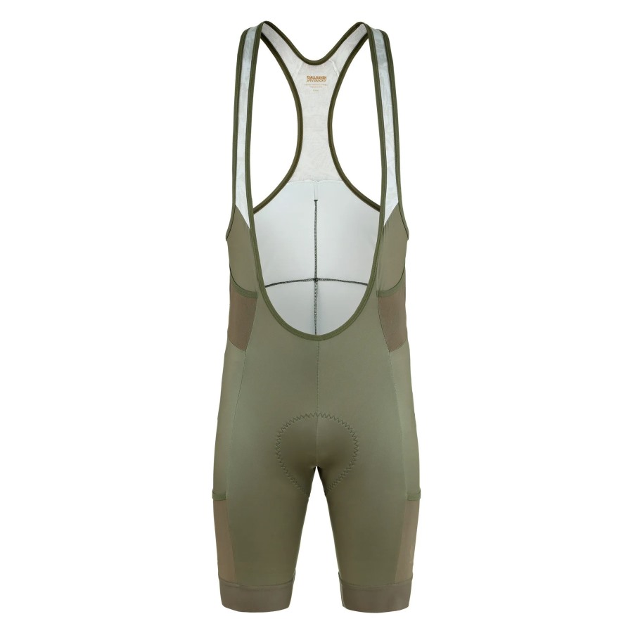 S/F Adventure Bib Shorts W/ Swat M Green Fjällräven