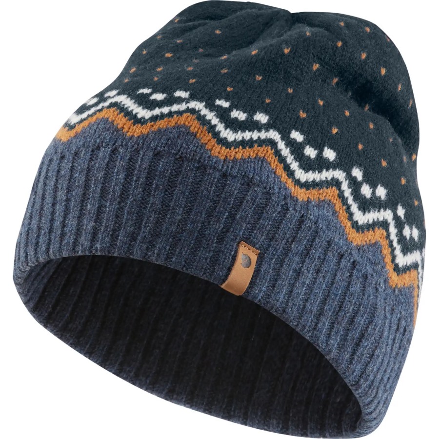 Dark Navy Övik Knit Hat Fjällräven