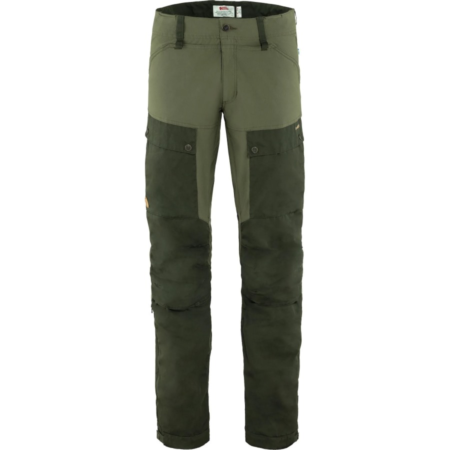 Deep Forest-Laurel Green Fjällräven Keb Trousers M Long