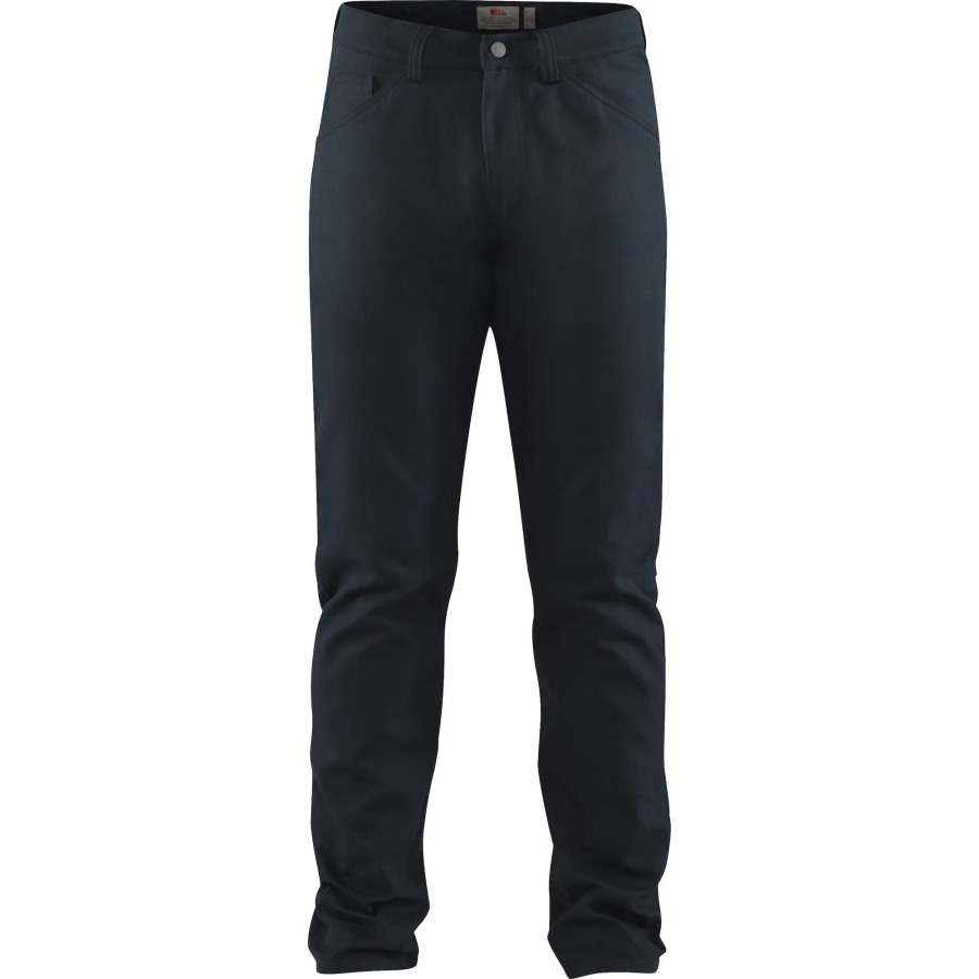 Dark Navy Greenland Canvas Jeans M Long Fjällräven