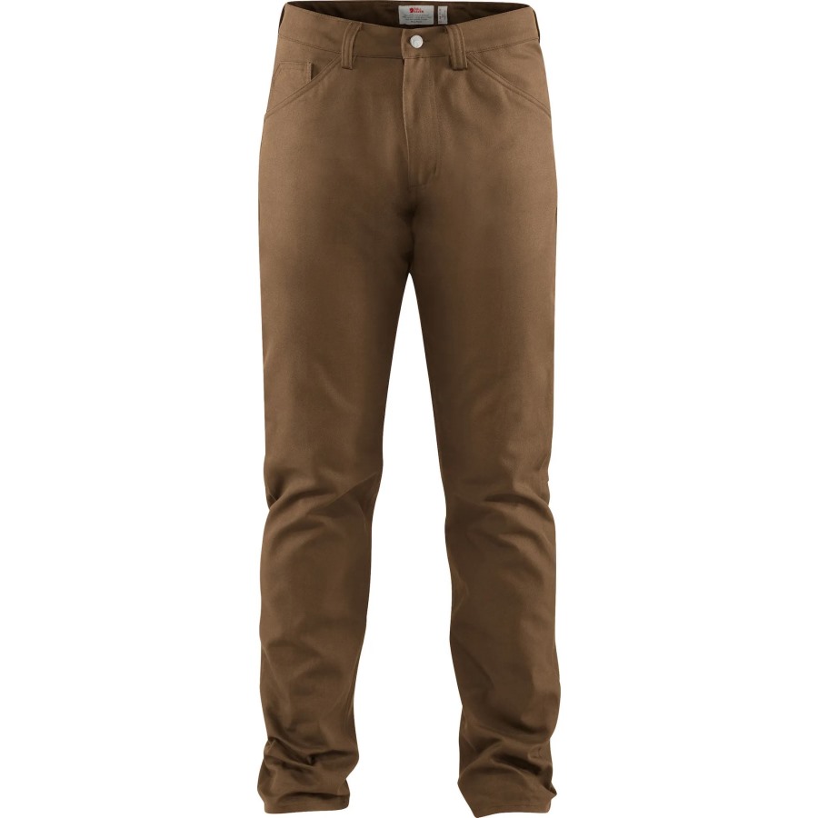 Fjällräven Dark Sand Greenland Canvas Jeans M Long