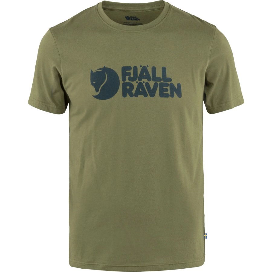 Caper Green Fjällräven Logo T-Shirt M