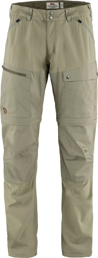 Abisko Midsummer Zip Off Trousers M Long Fjällräven Savanna-Light Olive