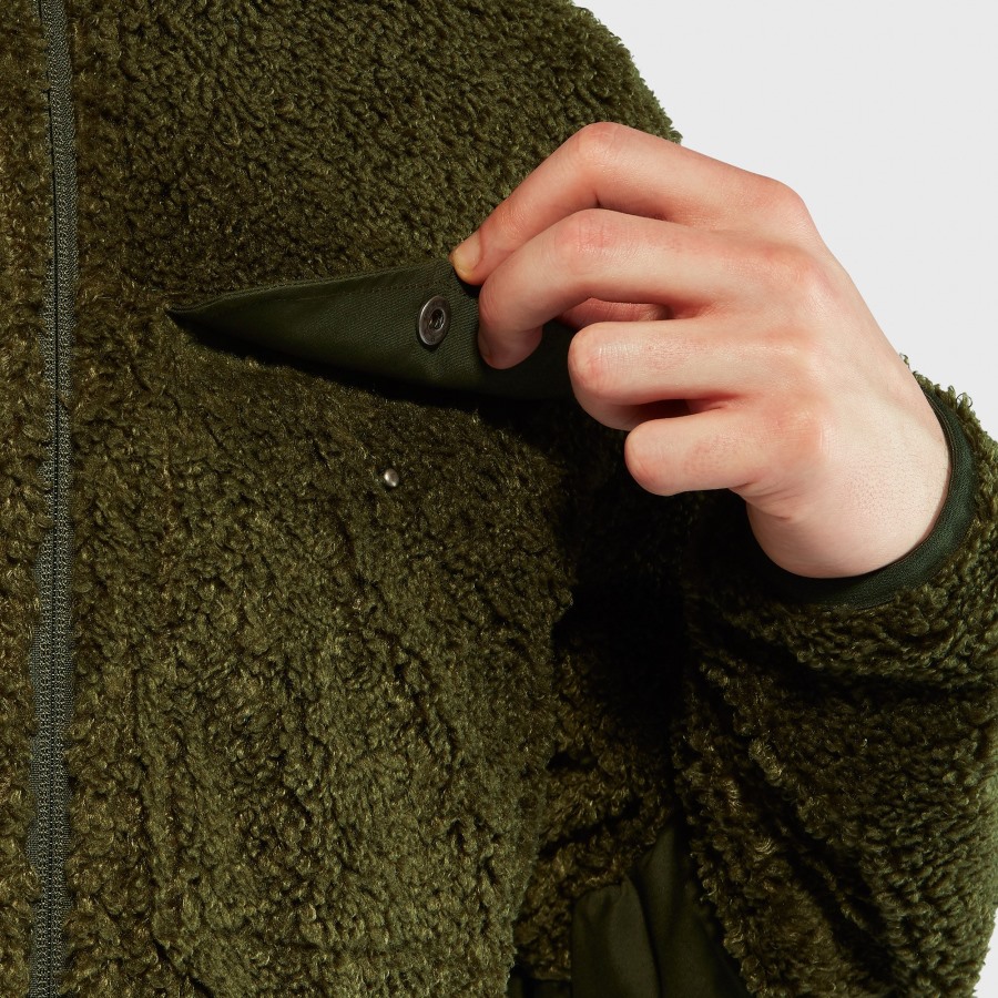 Fjällräven Greenland Pile Fleece M Dark Grey