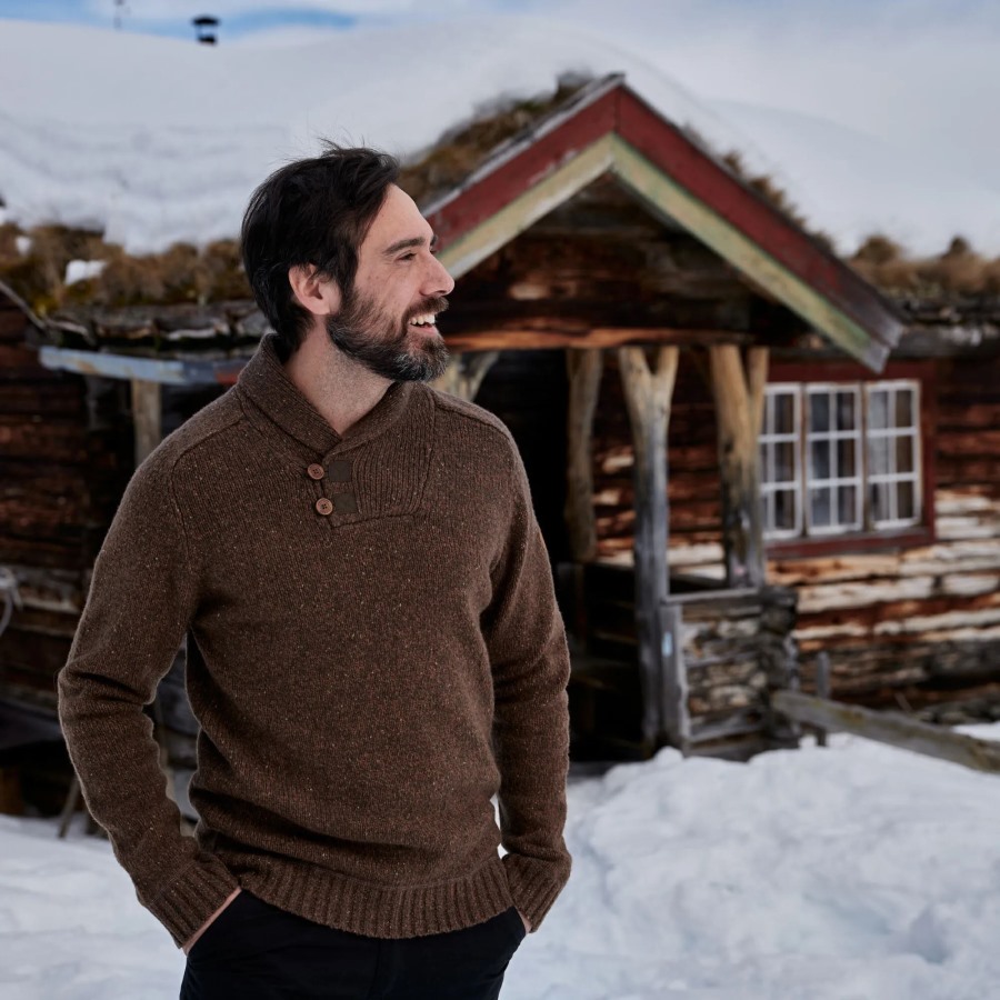 Lada Sweater M Fjällräven Bogwood Brown