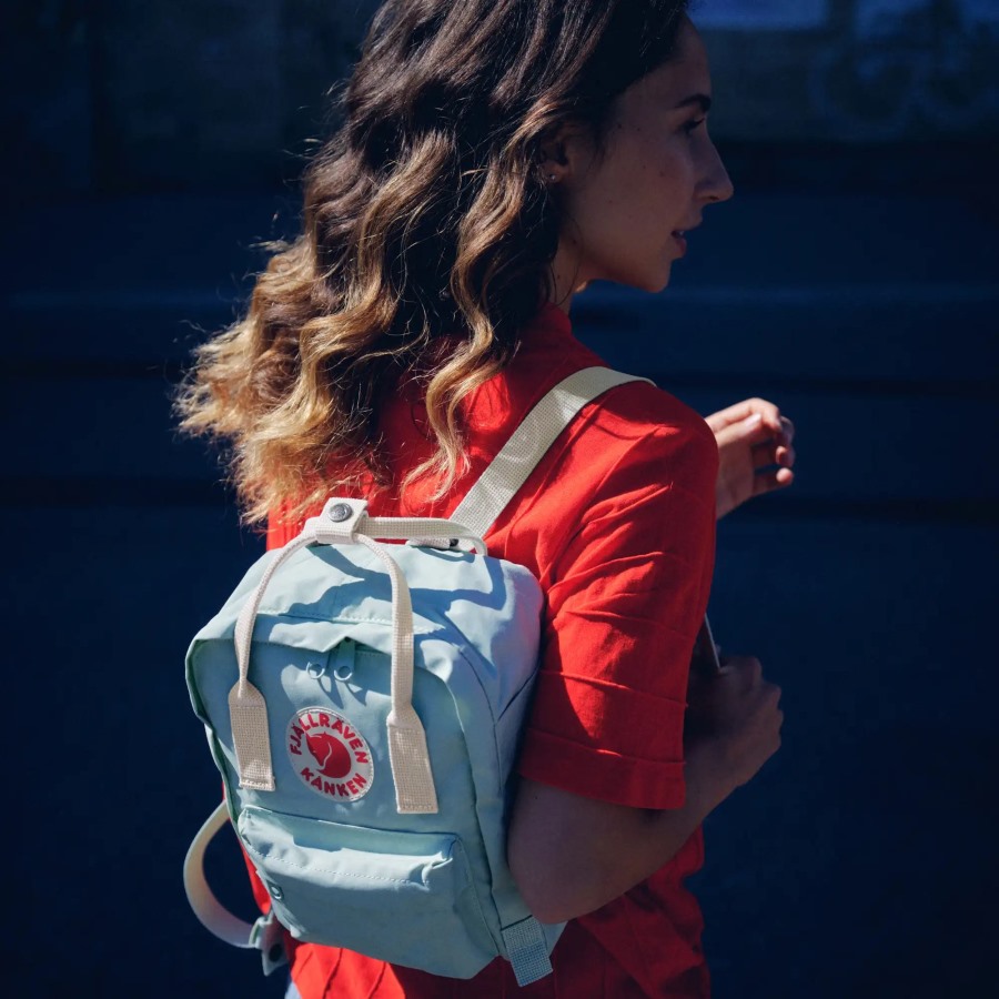 Fjällräven Ox Red-Goose Eye Kånken Mini