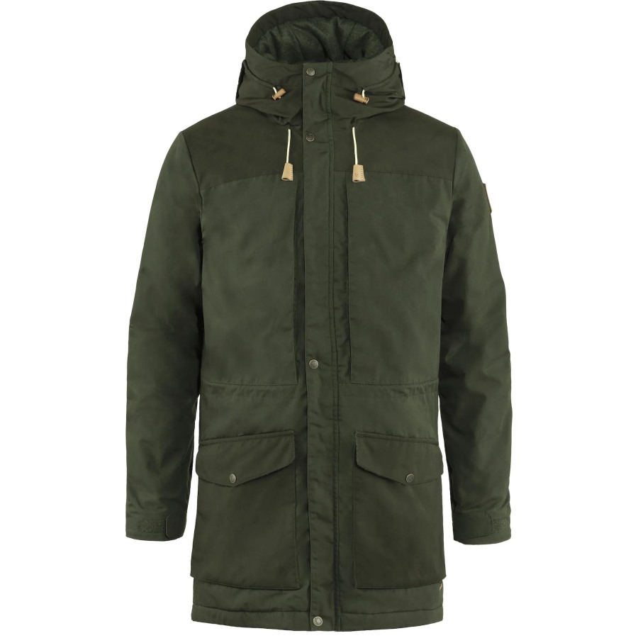 Singi Wool Padded Parka M Deep Forest Fjällräven