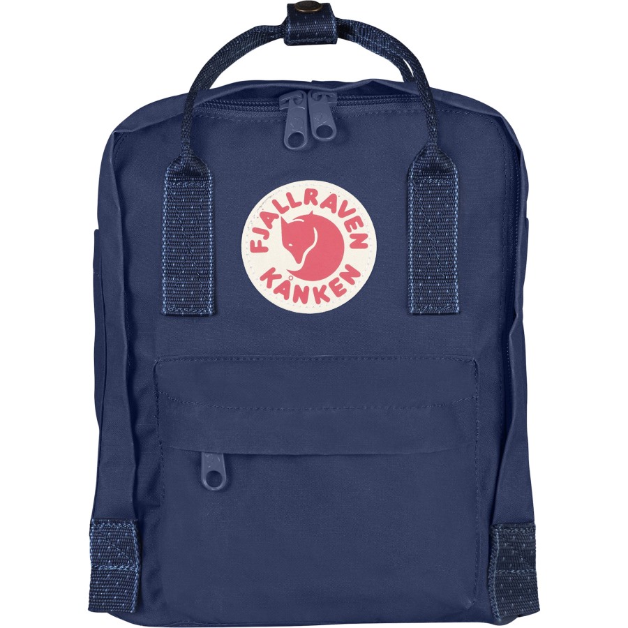 Fjällräven Royal Blue-Pinstripe Pattern Kånken Mini