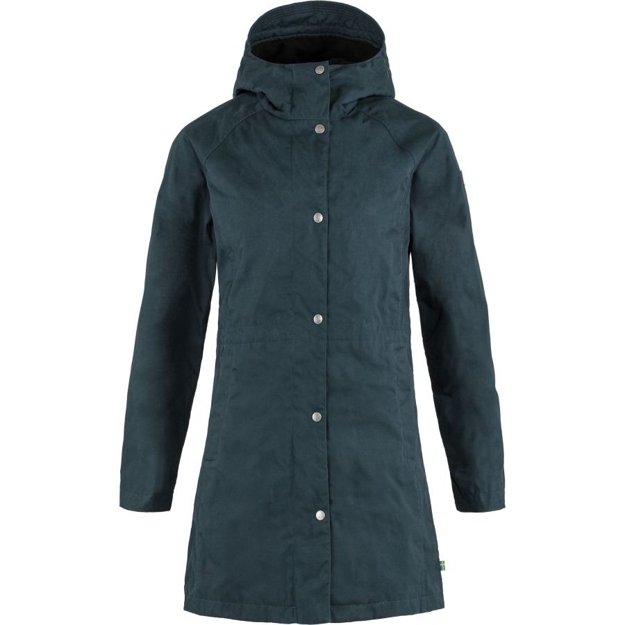Fjällräven Dark Navy Karla Hydratic Jacket W
