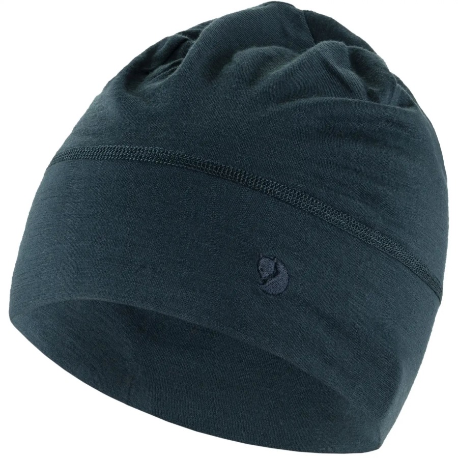 Abisko Lite Wool Beanie Dark Navy Fjällräven