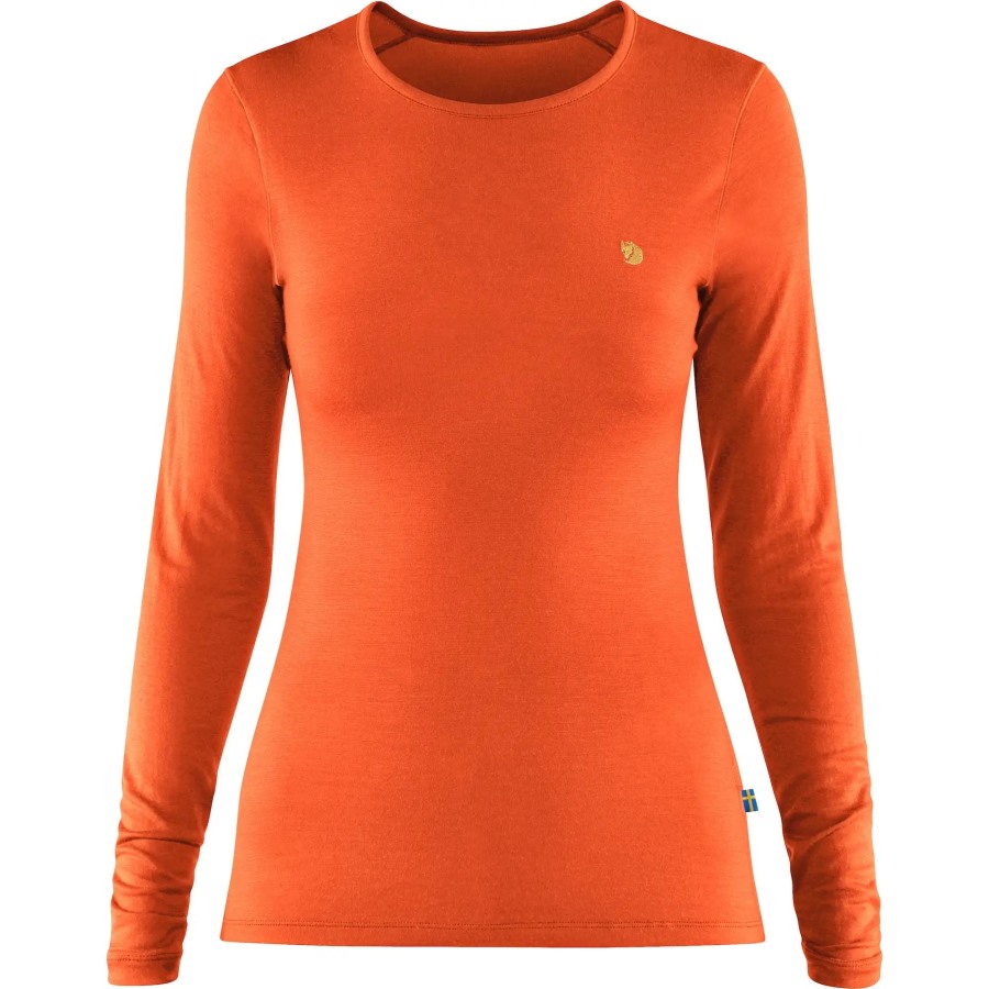 Hokkaido Orange Fjällräven Bergtagen Thinwool Ls W