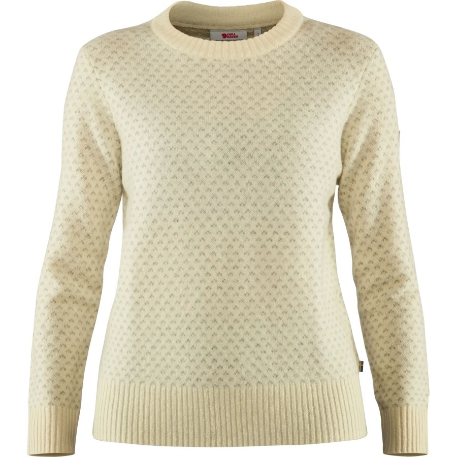 Chalk White Övik Nordic Sweater W Fjällräven